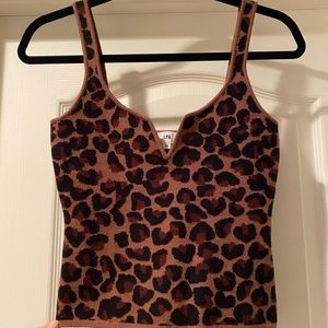 Cheetah tank top